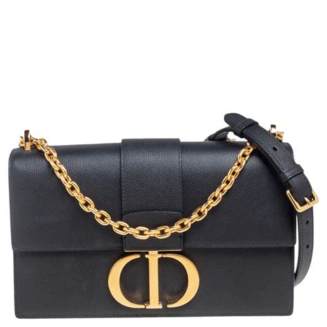 dior black leather shoulder bag|dior crossbody shoulder bag.